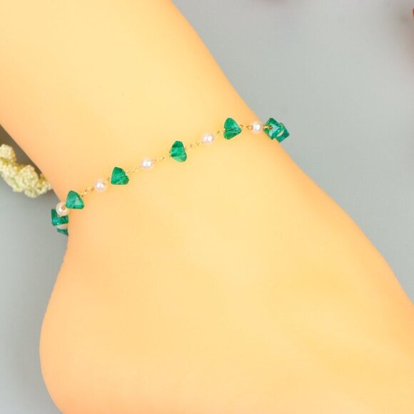 "Handmade Anklet – A Stylish Choice for Women, Thoughtful Gift Idea, EVCH1391 - Picture 7 of 10